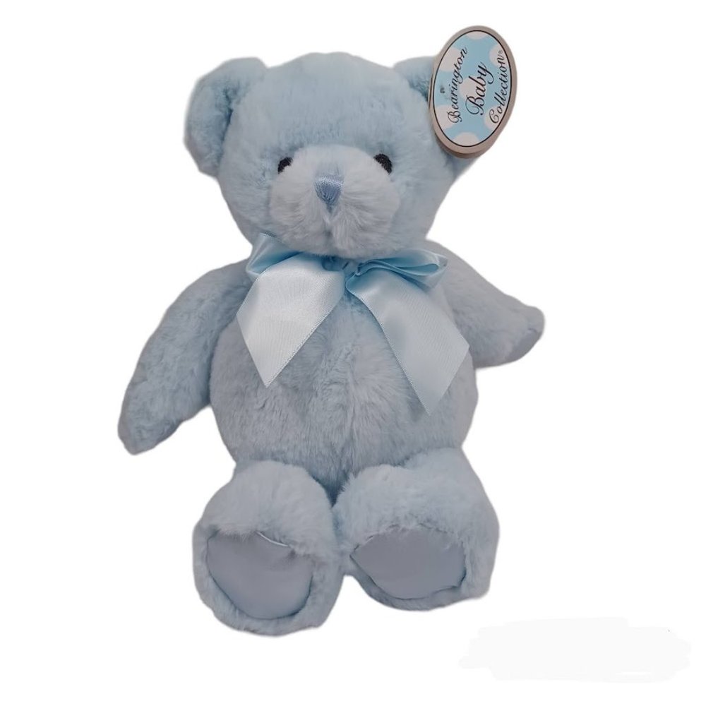 Bearington Baby Collection NEW Plush Teddy Bear -Blue -Soft -Stuffed Animal